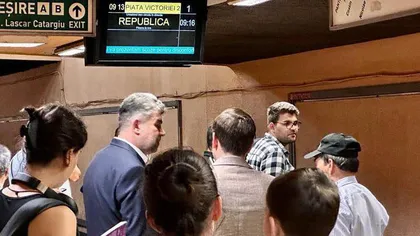 VIDEO Ciolacu a mers cu metroul să-l viziteze pe Grindeanu: 