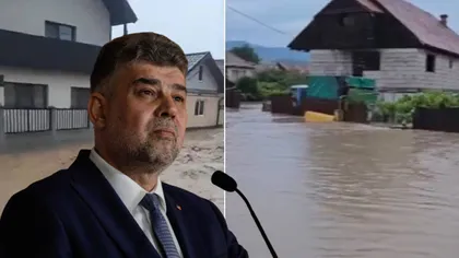 Românii afectați de inundații vor primi bani din partea statului. Anunț de ultimă oră făcut de premierul Ciolacu