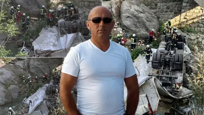 Cine este românul care s-a prăbușit în gol, cu camionul, de pe un pod în Italia. Gheorghe, tatăl unui băiețel de 11 ani, a murit pe loc în cabina zdrobită