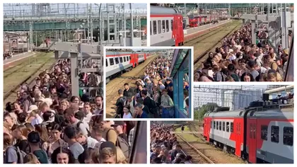 Imaginile disperării! Mii de ruși au luat cu asalt gara din Rostov de teama luptelor dintre Wagner și armata lui Putin| VIDEO