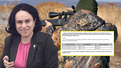 Cum explică ministrul Muncii, Simona Bucura-Oprescu, faptul că în declarația sa de avere sunt menționate două arme de vânătoare: „Soţul meu e vânător la a patra generaţie”