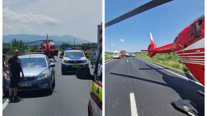 Accident grav cu un TIR, un microbuz și un autoturism în Caraș - Severin. Printre răniţi se numără şi un copil