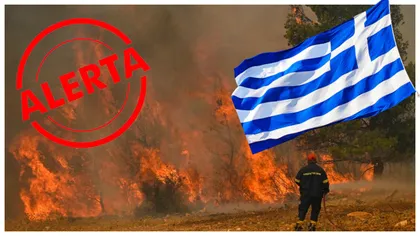 Alertă de gradul cinci de incendii în Grecia! MAE a emis o alertă de călătorie pentru turiștii români