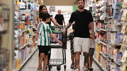 Messi surprins la cumpărături în Miami, împreună cu familia. Cel mai bun fotbalist al tuturor timpurilor se comportă în SUA ca o persoană de rând
