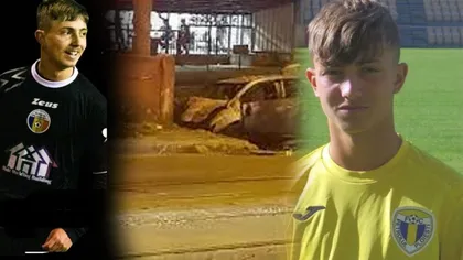 Darius, fotbalistul de 19 ani care a murit în accidentul de la Ploiești, a fost condus pe ultimul drum. Membrii comunității sportive i-au adus un ultim omagiu