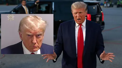 Donald Trump s-a predat. Prima imagine cu fostul președinte în arest: „E o zi tristă pentru America!