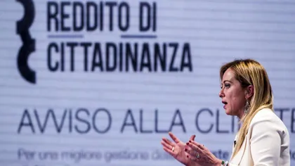 Premierul Giorgia Meloni mai taie ajutoarele pentru încă 200.000 de italieni: 