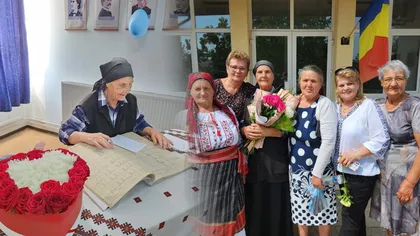 Moment istoric într-o comună din Iași. O profesoară de 80 de ani a strigat catalogul primei ei promoții din 1973