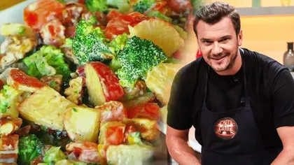 Salată magică de vară, reţeta fabuloasă a lui Dan Cruceru, fost concurent la Chefi la cuţite
