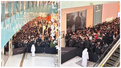 Le-a luat tehnologia mințile! Oamenii s-au călcat în picioare pentru noul iPhone 15, într-un mall din Dubai