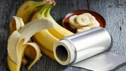De ce să pui folie de aluminiu peste banane. Vei avea parte de o mare surpriză. Secretul pe care cu toții trebuie să îl știm