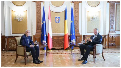 Aderarea la Schengen, pe masa discuțiilor dintre Klaus Iohannis și președintele Austriei. ”Apreciez sprijinul său pentru o soluţie în favoarea României”