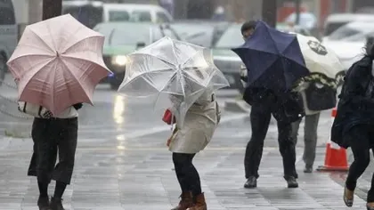 O nouă avertizare de ploi abundente pentru jumătate de țară. A fost emis cod portocaliu pentru mai multe județe