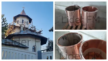 Hoții fără frică de Dumnezeu au furat tabla din cupru de la o biserică aflată în reparații. Prejudiciul se ridică la 20.000 de lei