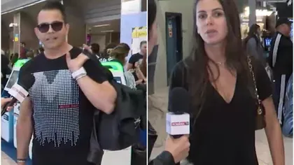 EXCLUSIV Jean de la Craiova și Georgiana Lobonț nu se tem de atentate. Cei doi au fost surprinși pe aeroport: 
