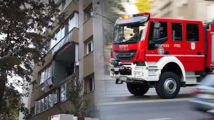 Explozie puternică într-un bloc din Târgu Mureș. Un perete al apartamentului a zburat de la etajul doi. O persoană a fost rănită