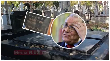 Unde va fi înmormântat Ion Iliescu. Cum arată cavoul de marmură neagră al fostului preşedinte al României VIDEO