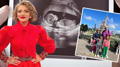 Mirela Vaida este din nou însărcinată. Prezentatoarea TV va aduce pe lume al patrulea copil