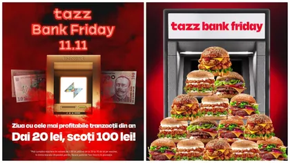 Black Friday la Tazz. Platforma online de livrare vinde 100.000 de vouchere cu reduceri de până la 80%