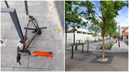Un bărbat și-a găsit bicicleta fără șa, pedale și roți, după ce a lăsat-o legată pe prima stradă smart din Cluj-Napoca