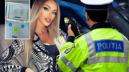 Bianca Drăguşanu, oprită de poliţie în trafic. Cum arată testul anti-drog. Mesaj pentru Dorian Popa