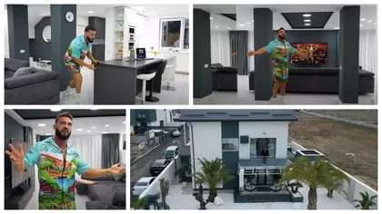 Transformarea spectaculoasă a vilei de lux a lui Dorian Popa. Cum arată locuinţa după recenta renovare: de la nuanţe de gri la solar personal VIDEO