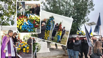 Lacrimi și durere la Arad. Românul de doar 27 de ani, mort în războiul din Ucraina, a fost înmormântat