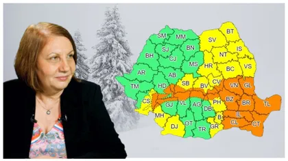 EXCLUSIV| Elena Mateescu, anunț de ultimă oră despre cât va mai ține urgia albă în România.”Fenomenele de iarnă vor continua. Scad temperaturile la -10 grade”