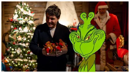 Nicușor Dan, în vizită la Moș Crăciun! Grinch-ul Capitalei a furat startul și s-a pozat alături de familie lângă brad