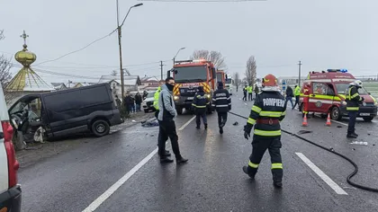 Tragedie pe șosea în județul Iași! O persoană și-a pierdut viața și alte 4 sunt în stare foare gravă