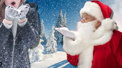 Moș Crăciun aduce zăpadă și viscol în România. Se va depune strat de zăpadă. Ninsori și viscol puternic la munte. Cod portocaliu și galben de la ANM