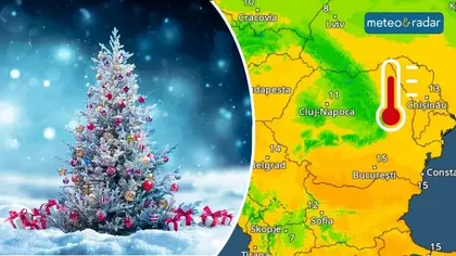 Prognoza meteo 24 decembrie 2023. Vreme caldă în Ajun de Crăciun, de când vin frigul şi ninsorile