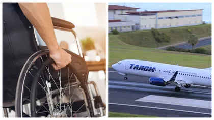 Revoltător! Fost rugbist, imobilizat în scaun cu rotile, interzis într-un avion Tarom, deși avea bilet cumpărat. 