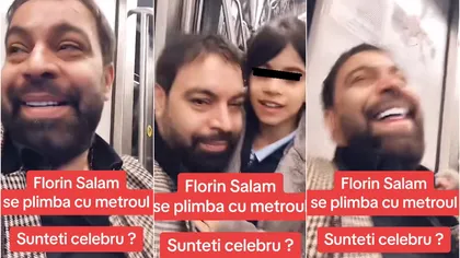 Florin Salam şi-a scos fiicele la plimbare cu metroul. Reacţia fabuloasă a uneia dintre fetiţe când un călător l-a întrebat pe tatăl ei dacă este celebru: 