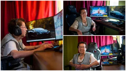 După ce a rămas văduvă, bunica Maria a devenit un gamer înrăit: „Când jucam, parcă nici durerea nu mai era așa mare”. Un nepot a fost cel care i-a pus prima dată mouse-ul în mână