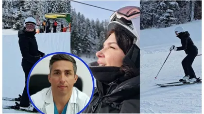 Monica Bîrlădeanu l-a dus pe Valeriu Gheorghiţă la schi în Dolomiţi de Revelion: 