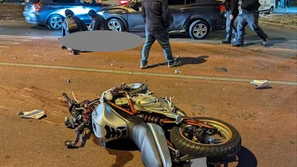 Un nou accident cumplit în București! Pieton și câinele lui, spulberați de un motocliclist de 26 de ani