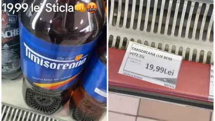 Video! Cât a ajuns să coste un pet de bere Timișoreana de 2,5 litri la o benzinărie Lukoil?! Prețul este înspăimântător