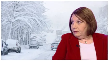 EXCLUSIV| Vremea o ia razna în următoarele ore! Elena Mateescu, anunț de ultim moment despre ninsorile care vor lovi România