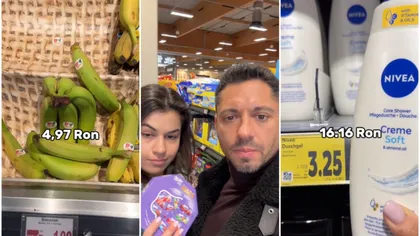 VIDEO Clipul care s-a viralizat pe TikTok. Doi români au filmat preţurile dintr-un supermarket din Germania. Surpriză mare!