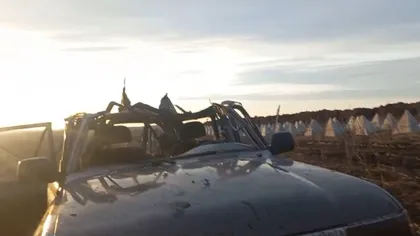 O dronă din Ucraina a lovit o mașină cu civili de pe teritoriul Rusiei