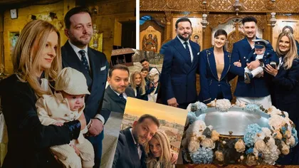 FOTO | Mihai Morar, naș cu ștaif alături de soție pentru fratele lui Vali Bărbulescu: „Binecuvântați”