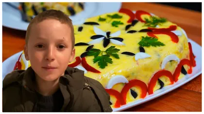 El este Rențu, copilul care tânjește după o salată de boeuf! ”Am mâncat acum vreo 5 ani. Nu știu dacă am să mănânc vreodată, doar mamele știu să facă”