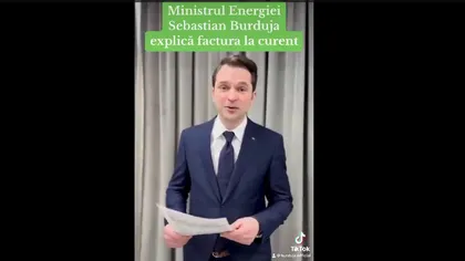 Factura la curent, explicată de ministrul energiei, Sebastian Burduja: „Românii nu trebuie să tremure nici de frig, nici de frica facturilor”