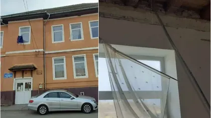 Patru elevi răniți după ce tavanul unei săli de clasă de la o școală din Sibiu s-a prăbuşit