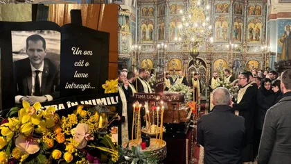 VIDEO | Funeralii în lacrimi pentru președintele CJ Vrancea. Toți liderii PNL au venit la căpătâiul lui Cătălin Toma, politicianul mort de răceală la doar 46 de ani