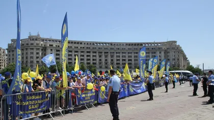 Protest masiv al sindicaliștilor din Sănătate. Peste 5.000 de angajați în fața Guvernului. Reacţia ministrului Rafila