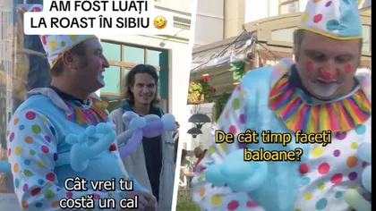 Clovnul Buratino a ajuns viral pe Tik Tok după ce i-a luat la roast pe cei mai cunoscuți comedianți români: „De cât timp faceți baloane, că vă pricepeți foarte bine?”/ „De dimineață”