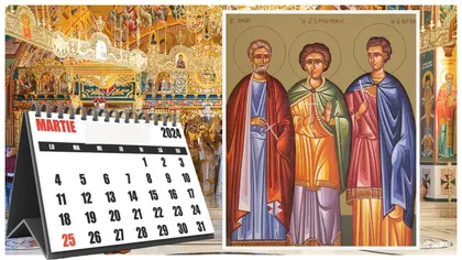 Calendar ortodox 10 martie 2024. Sfinţii Mucenici Codrat, Ciprian, Dionisie. Lăsata Secului de carne. Rugăciunea pentru protejarea familiei de boală şi de necazuri