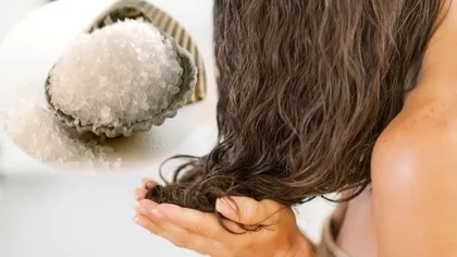 Ce se întâmplă dacă îți dai cu sare pe păr. Trucul care îți va schimba complet podoaba capilară